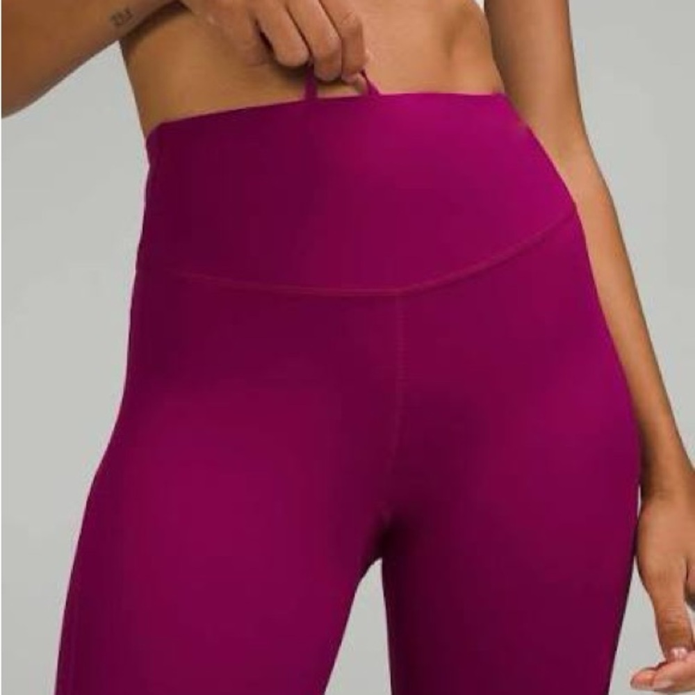 Lululemon base pace high rise tight 25” Magenta - Picture 2 of 6
